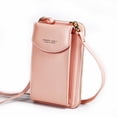 thumbnail image 2 of Women Small Cross-Body Cell Phone Handbag Case Shoulder Bag Pouch Purse Wallet Pu Leather New, 2 of 2