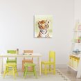 thumbnail image 3 of Stupell Industries Cottage Jungle Friends Baby Tiger Canvas Art, 16 x 20, by Christine Simpson Art, 3 of 8