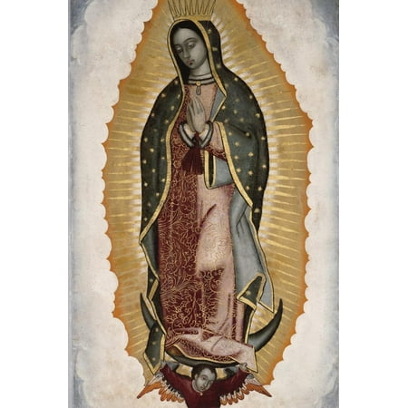 Mara Painting - Our Lady of Guadalupe Virgin Mary Painting Print Wall Art