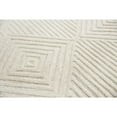 thumbnail image 2 of Alora Decor Geneva 5' x 8' Solid Natural/Ivory Hand-Tufted Area Rug, 2 of 4
