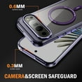 thumbnail image 6 of Decase Magnetic Case for Google Pixel 9 / 9 Pro,Compatible with Mag-safe,Military-Grade Protection,Stylish Non-Yellowing Shockproof Case for Google Pixel 9 / 9 Pro with Screen Protector,Purple, 6 of 8