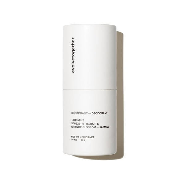 desodorante de lujo natural de geranio y jazmín de azahar de evolucióntogether para mujeres y hombres | Neutraliza los olores Calma la piel | Vegano libre de crueldad | Fabricado en Estados Unidos (Ta