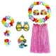 thumbnail image 3 of Falda hawaiana Hugo Luau fiesta playa Cosplay disfraz conjunto Rosa 80cm, 3 of 6