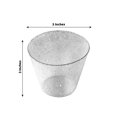 thumbnail image 2 of Efavormart 12 Pack 9oz Clear-Silver Plastic Disposable Glittered Glass Cups for Wedding, Party, Banquet, Home, Picnic, Outdoor Dinnerware, Bar, Clubs, Fresh Juices, Liquors, Desserts, Cocktails, 2 of 9