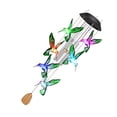 thumbnail image 3 of Windchime Inducción con energía solar Carillón de viento brillante Anillo de campana de viento para interiores y exteriores Decoración colgante, Tipo 1 Vogacara HA007929-01B, 3 of 6
