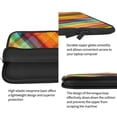 thumbnail image 5 of Bingfone Abstract Watercolors Tartan Laptop Sleeve Case 15 Inch, 360° Protective Computer Carrying Bag, 5 of 9