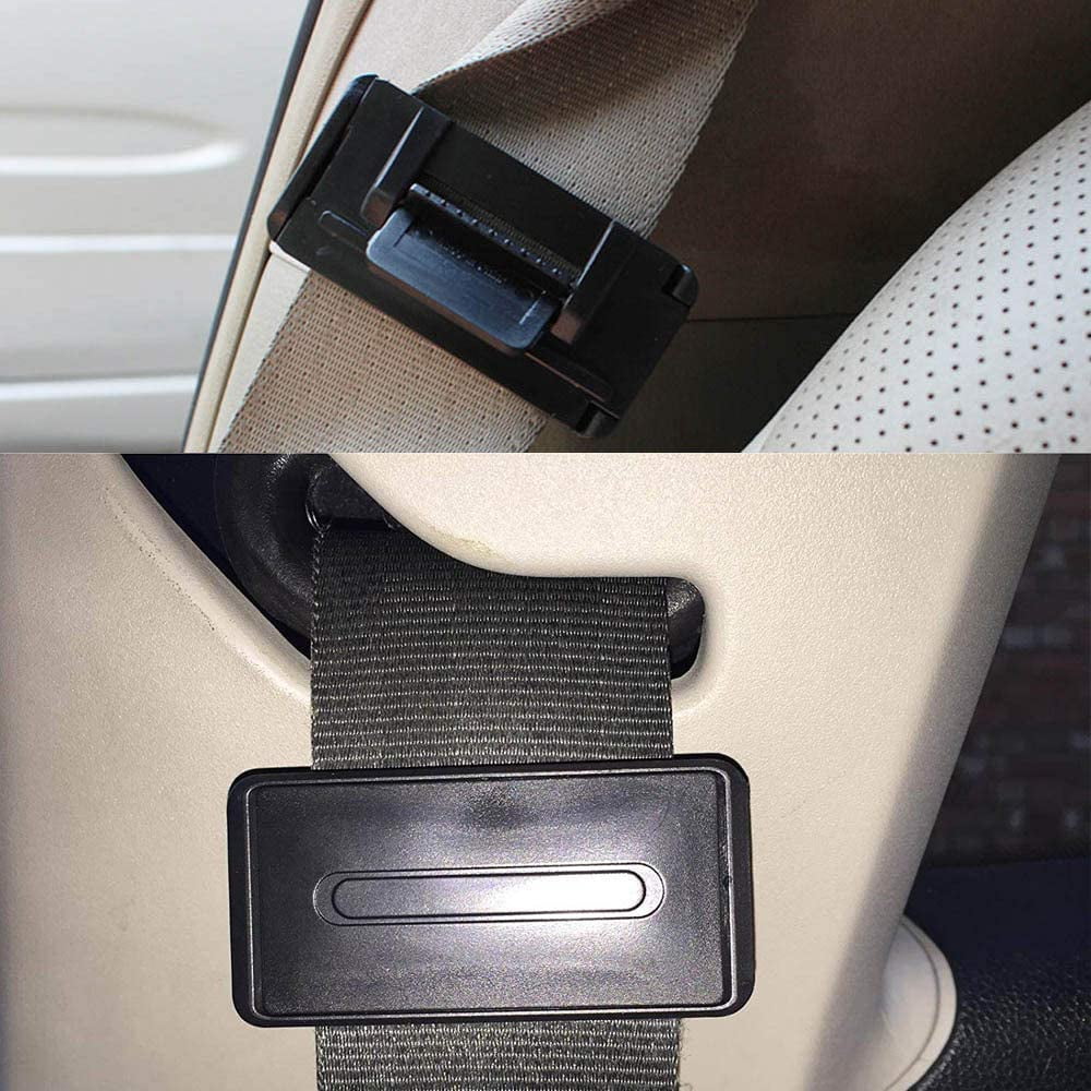 Car Safety Seat Belt Adjuster Automotive Shoulder Locking Clip Belt Strap Clamp 
