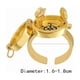 thumbnail image 5 of "2 Anillos para Mejores Amigos Anillo Bff 2 Belug  Color Oro  ", 5 of 5