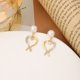 thumbnail image 4 of Pendientes del día de San Valentín para mujer Pendientes de corazón para niñas Pendientes colgantes de corazón Regalos del día de San Valentín para ella Pendientes de corazón, 4 of 5