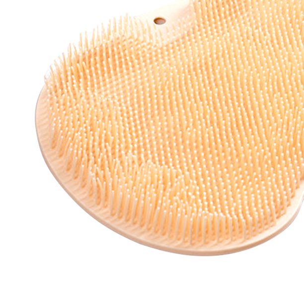Alfombrilla multifuncional para cepillos de pies Cómoda alfombrilla de masaje de ducha para el cuerpo (naranja) Ndcxsfigh Libre de BPA