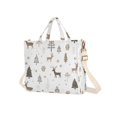 thumbnail image 7 of FORMRS Womens Corduroy Tote Bag Crossbody Shoulder Handbag with Pocket, Christmas Forest, 7 of 7