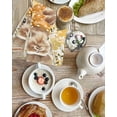 thumbnail image 4 of Easter Bunny Kitchen Dish Towels for Drying Dishes Set of 4, Spring Yellow Floral Rabbit Scarf Botanical Waffle Weave Microfiber Hand Tea Bathroom Towels Quick Dry & Absorbent Towel 15.7x23.6, 4 of 7