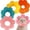 Multicolor, variant on 4-Pack Flower-Shaped Pet Collars, Soft Comfortable E-Collar for Cats/Dogs, Adjustable Protective Cone Collar, Multi-Color Pet Recovery Collar for Grooming/Wound Care