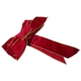 thumbnail image 3 of 1Pc Christmas Flannelette Bow Blue Green Red Burgundy Flannelette 27 * 60 Cm Big Bows For Shopwindow Wedding Party Decorations, 3 of 9