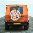thumbnail image 6 of Rateoe Cartoon Halloween Pattern Tire Cover Wheel Protectors Weatherproof Wheel Covers Universal Fit for Trailer Rv SUV Truck Camper Travel Trailers Accessories-16 inch, 6 of 6