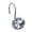 Clear, variant on Crystal Diamond Round Shower Curtain Hooks Rings for Bathroom,12PCS