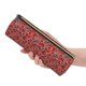 thumbnail image 5 of Easygdp Vintage Red Paisley para Estuche de Lápices Cilíndrico de Cuero con Cremallera, Organizador de Lápices de Cuero para Escuela, Oficina y Viajes, 5 of 6