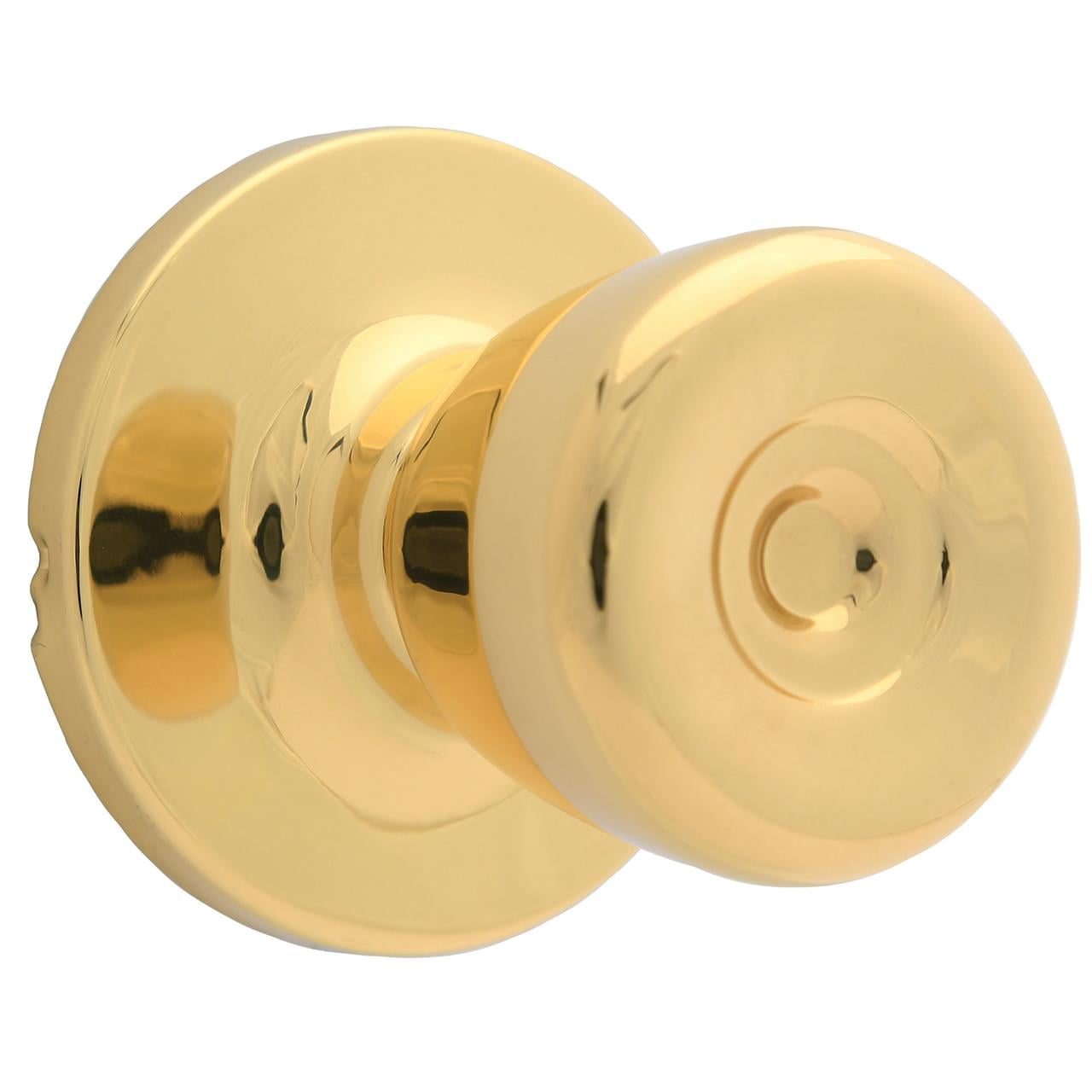 Lokhaus Passage Tulip Doorknob Polished Brass 2 Count