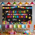 thumbnail image 7 of Polyester Material Banner Inspirational School Event Decor Colorful Design Motivational Backdrop for Classroom Decoration Teacher Appreciation Educational Event, 7 of 7