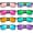 8 Black Frame/Mirrored Lens, variant on 8/16 Pack Neon Colors Sunglasses Wholesale Bulk Party Favors Retro Classic Glasses Birthday Pool Unisex Adult 16 Transparent Frame/Mirrored Lens