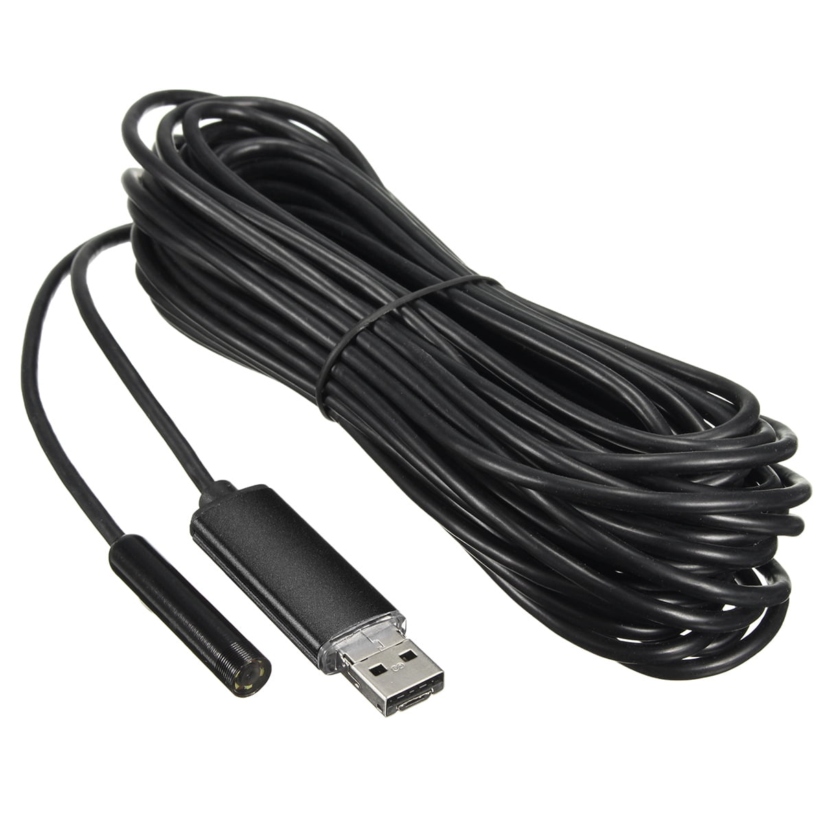 5M 2in1 USB Endoscope HD 720P Waterproof Borescope Inspection Wire ...