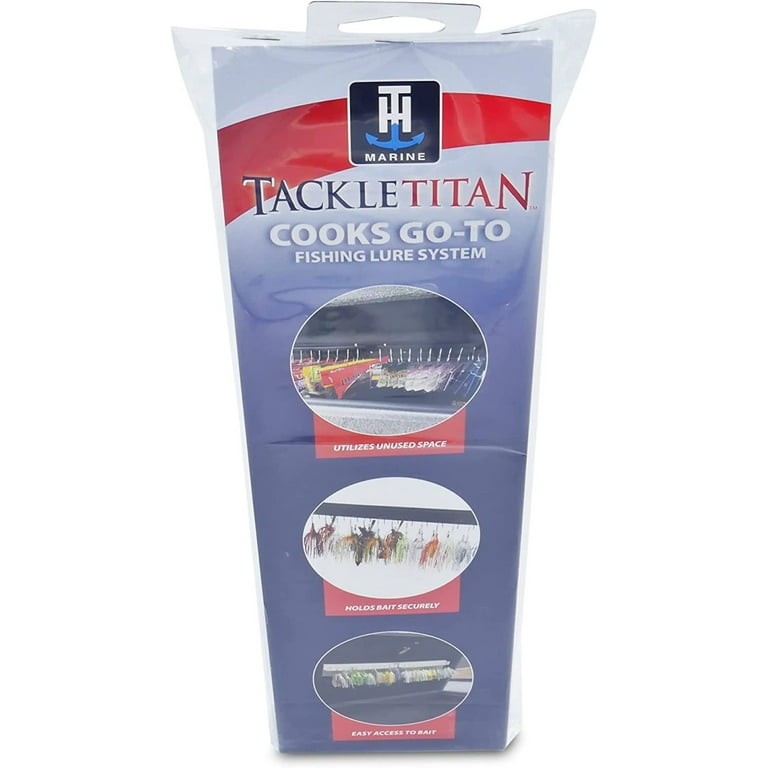 T-H Marine Cooks Go-to Tackle Storage System - Fishing Lure Holder and  Organizer Provides Easy Access to Your Bait - Can Be Configured to Fit Any  Boat