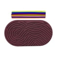 thumbnail image 4 of Tablero de actividades para niños con forma de almohadillas antiestrés, habilidades motoras finas, aprendizaje preescolar morado oscuro, 4 of 9