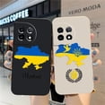 thumbnail image 2 of Case For Oneplus 5 6 9 9R 8 8T 7 7T A3 2 2V NORD 3 2 Lite Pro Simple Liquid Silicone Case Flag Of Ukraine Insignia, 2 of 5