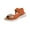 Orange Sandals for Women, variant on Hopeusnice Sandals for Women Trendy Non-Slip Breathable Soft PU Materials Summer Shoes Women's Sandals Thick-Soled Heel Open Toe Comfortable Walking Shoes Orange 42