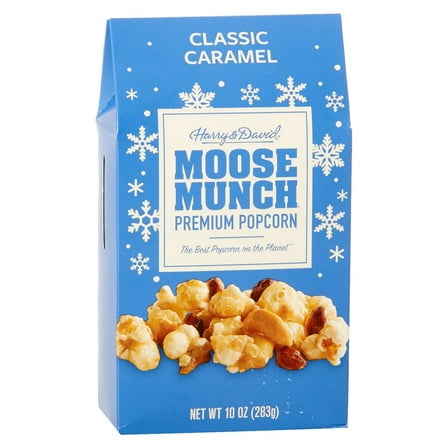 Harry & David Premium Moose Munch Popcorn in Caramel made with real butter - 10 ounce box (Pack of 1)