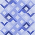 thumbnail image 1 of Ahgly Company Machine Washable Indoor Square Transitional Heavenly Blue Area Rugs, 4' Square, 1 of 7