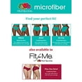 thumbnail image 3 of Women`s 6-Pack Microfiber Hi-Cut Panties, 7, Assorted, 3 of 7