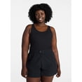 thumbnail image 2 of Avia Women's Mixed Media Active Romper, Sizes XS-XXXL, 2 of 6