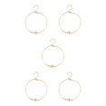 thumbnail image 1 of Sonducket Tobillera ajustable Universal resistente oro plata joyería delicada accesorio de moda pulseras de tobillo cadenas de pie para mujer oro Oro 5piezas Sonducket CBP253770, 1 of 6