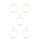 thumbnail image 1 of Jumpingount Tobillera ajustable Universal resistente oro plata joyería delicada accesorio de moda pulseras de tobillo cadenas de pie para mujer oro Oro 5piezas Jumpingount CBP253770, 1 of 1