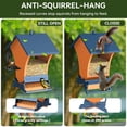 thumbnail image 2 of Comedero para pájaros Wildpark a prueba de ardillas, 2 puertos, metal, 2,27 kg, 2 of 8