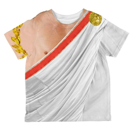 Halloween Roman Toga Costume All Over Toddler T