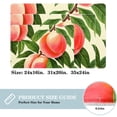 thumbnail image 2 of Peach Polyester Non-Slip Machine Washable Door Rug Game Mat Kitchen Rug Office Rugs, 2 of 6