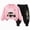 A192-Pink, variant on Ccpelsie Boy Clothes Rib Knit Cute Sweater Sweatsuit 2Pcs Joggers Pant Set Fall Winter Clothes(Red,3-4 Years)