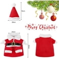 thumbnail image 5 of Ropa navideña para mascotas, ropa bonita para gatos de Papá Noel para perros, ropa navideña para mascotas con gorro de Papá Noel Rojo Verde Cocina, Decoración y Otros, 5 of 5