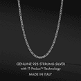 thumbnail image 7 of Italian 925 Sterling Silver Cuban Curb Link Chain Necklaces 2MM - 10.5MM, Solid 925 Italy, Next Level Jewelry, 7 of 7