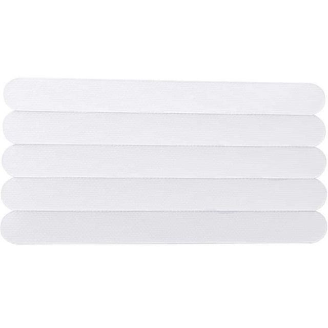 Amdohai 5PCS Non-slip Tape Stairs Walkways Clear Applique Mat Sticker Kitchen Bathroom Transparent Non-slip Sticker
