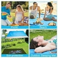 thumbnail image 6 of Beach Blanket,Sand-Proof Beach Mat, 140cm x 210cm Waterproof and Quick-Drying Outdoor Picnic Mat,Portable Outdoor Beach Mats Are Light And Durable,Suitable For Travel,Camping,Hiking, 6 of 6