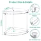 thumbnail image 3 of Organizador de mostrador de baño NPPLUS de 2 niveles, acrílico transparente, 3 of 7