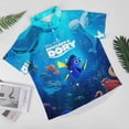 thumbnail image 2 of Finding Nemo Men's Hawaiian Shirt Short Sleeve Casual Summer Beach Aloha Shirt Button Down Hawaii Shirts, 2 of 7