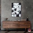 thumbnail image 3 of Mosaic Minds Masculine Abstract Man Cave Canvas Wall Art by Notoriart, Black Floater Frame, 24"x36", 3 of 7