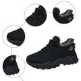 thumbnail image 6 of Winter Sneakers for Women Thickened Warm Furry Lined Slip on Platform Athletic Tennis Shoes Casual Lightweight Cold Weather Walking Shoes Black Size 8, 6 of 6