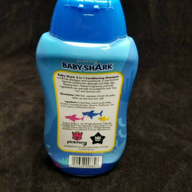8 oz Bubble Bath Bottle Baby Shark Ocean Berry Scented