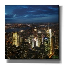 Epic Graffiti 'NYC Times Square' by Nina Papiorek, Canvas Wall Art, 26"x26"