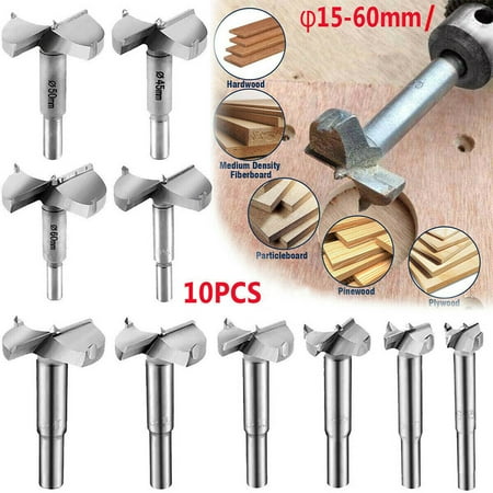 

Dido Forstner Bit Set Kit Wood Drill Bit Hole Opener Hole Saw Woodworking Tool